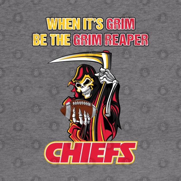 When it's grim, be the Grim Reaper - Patrick Mahomes - KC Chiefs by fineaswine